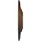 Ekena Millwork Orleans Ceiling Medallion (Canopies up to 4 5/8"), 17 5/8"OD X 3 5/8"ID X 1 7/8"P, Root Beer Crackle CM17OLRBC - alternate 4